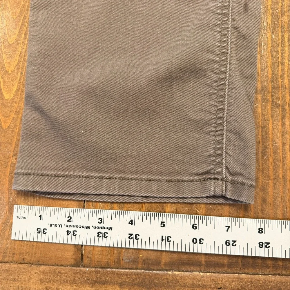Prana Slim Fit Bridger Jeans Men 34x32 Brown Denim Straight Stretch Casual